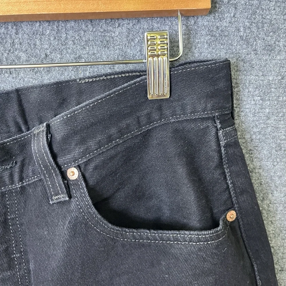 Levi's 501 Original Fit Jeans Men's 34x32 Black Mexico Made Actual 31x25.5